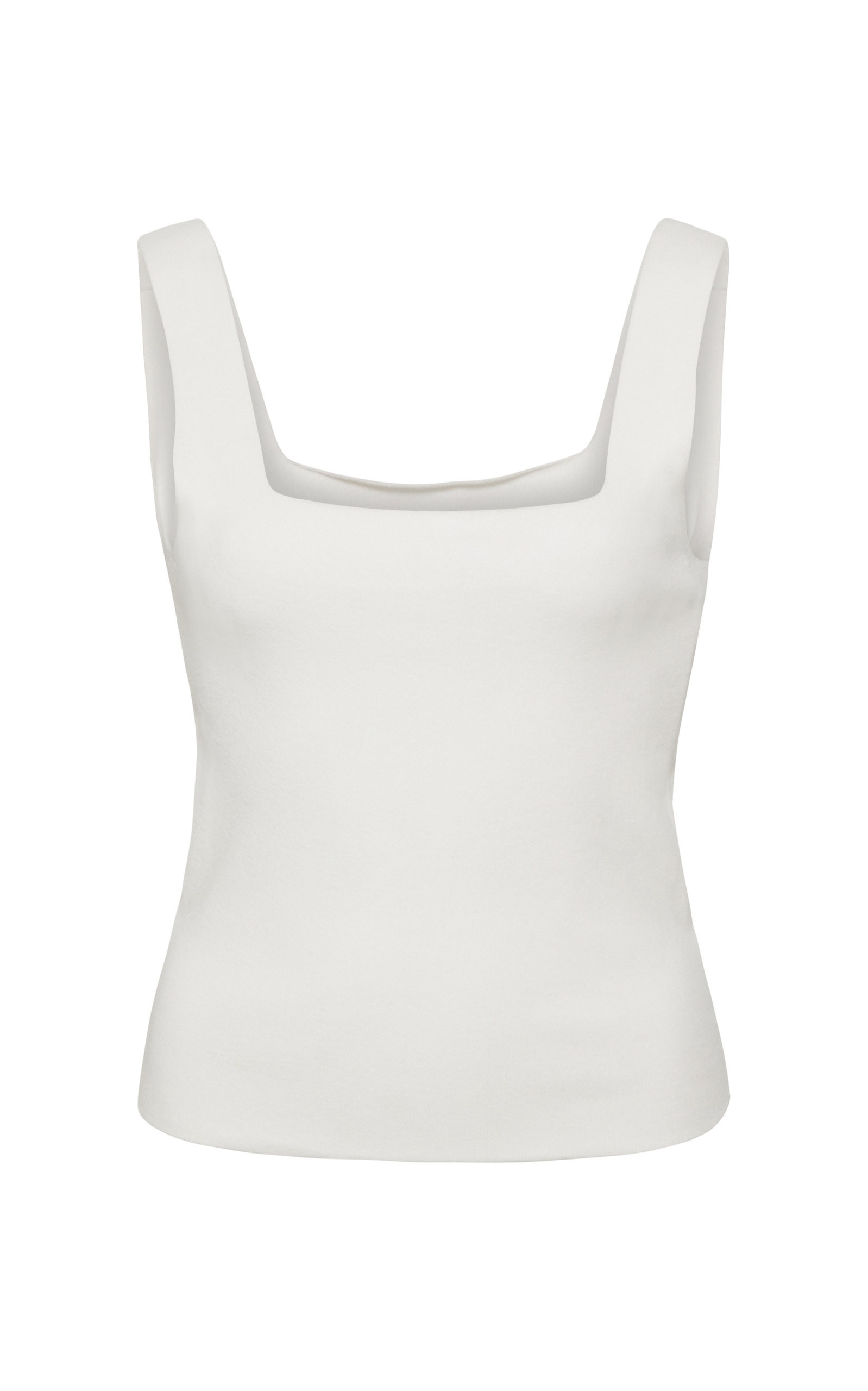 Vince - Stretch-Knit Tank - White - L - Moda Operandi | Moda Operandi (Global)