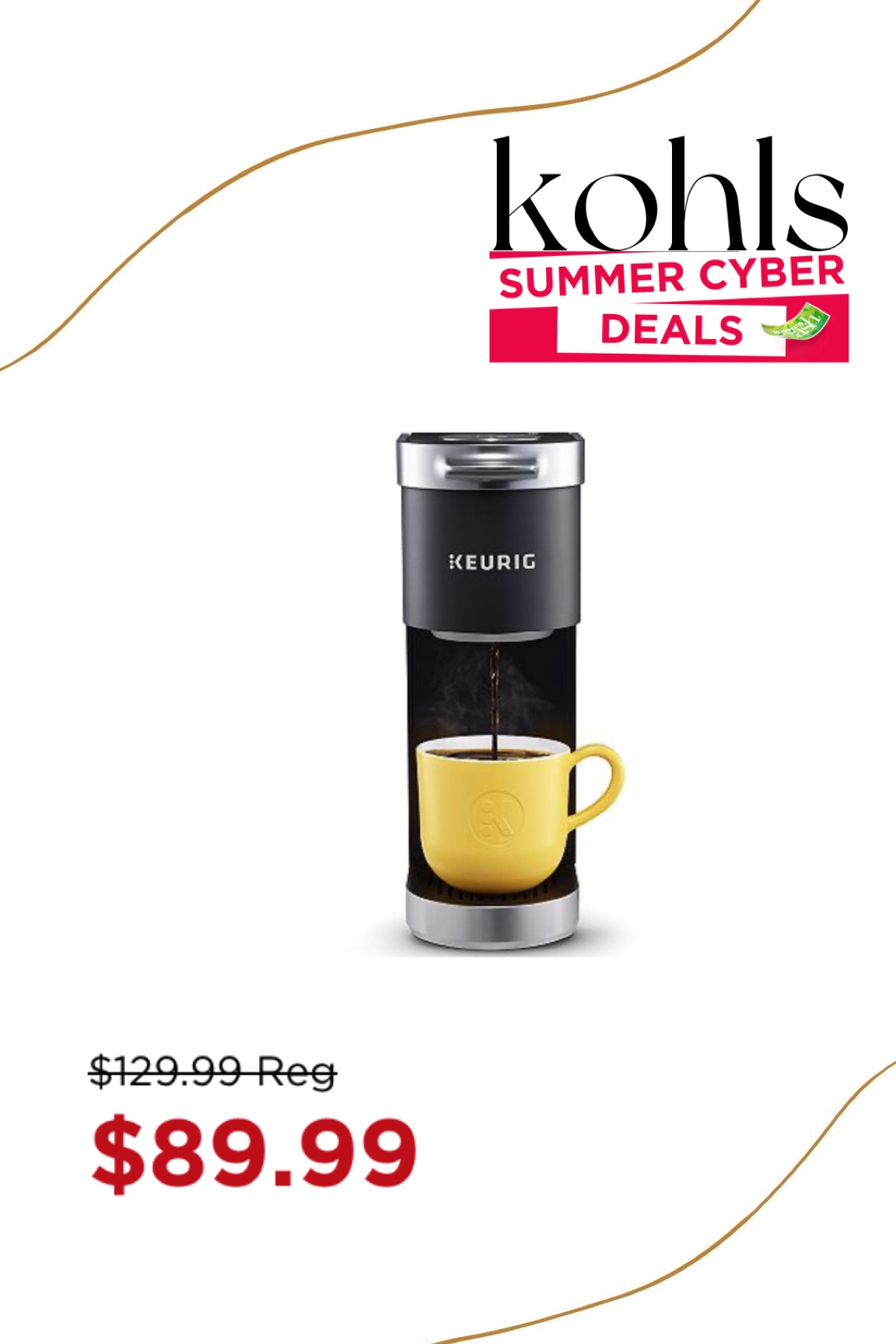 Kohls coffee hotsell makers keurig