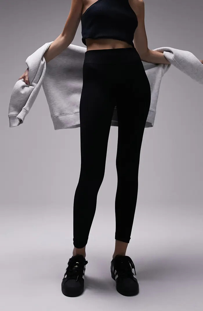 High Waist Rib Leggings | Nordstrom