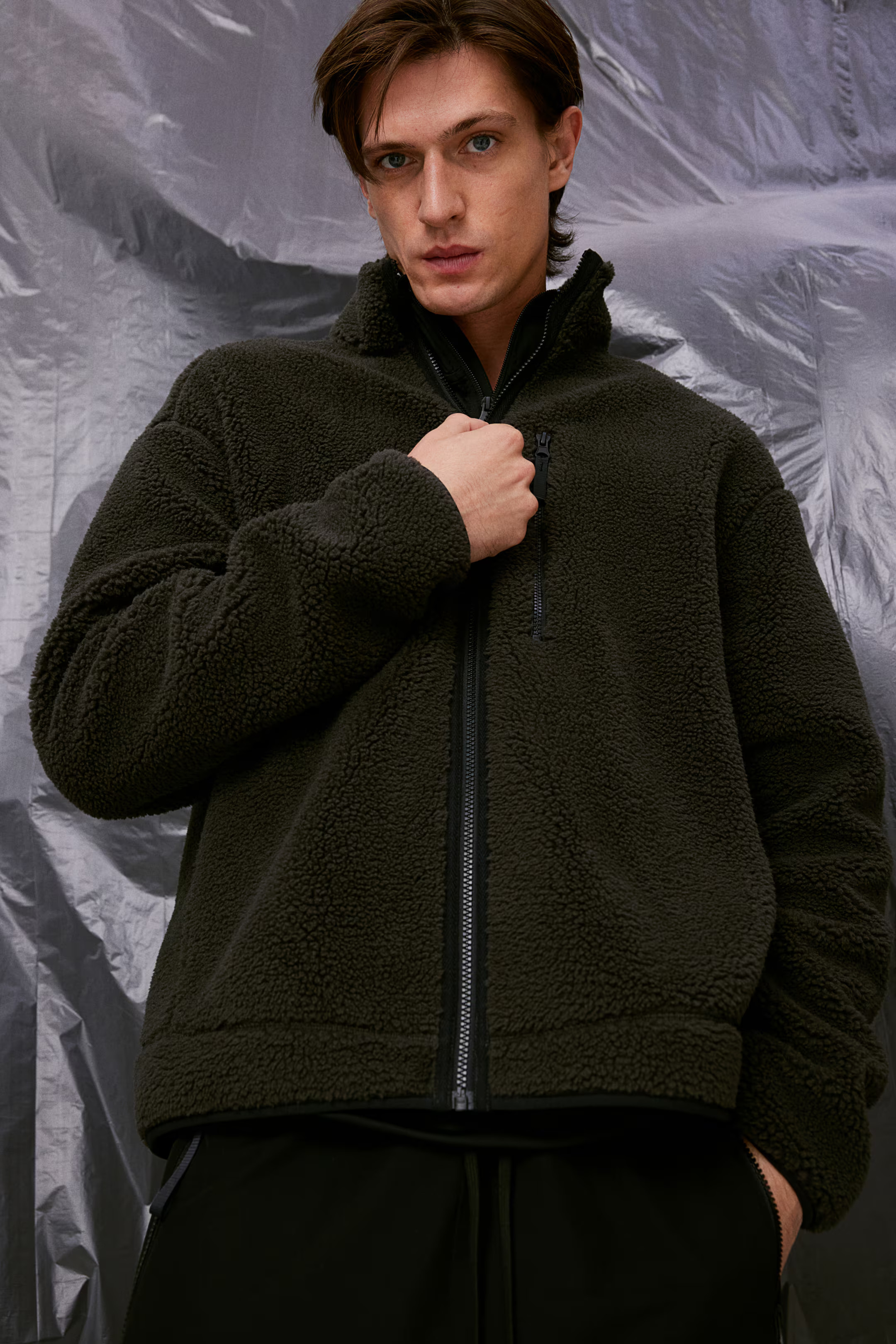 Regular Fit Fleece Activewear Jacket | H&M (US + CA)