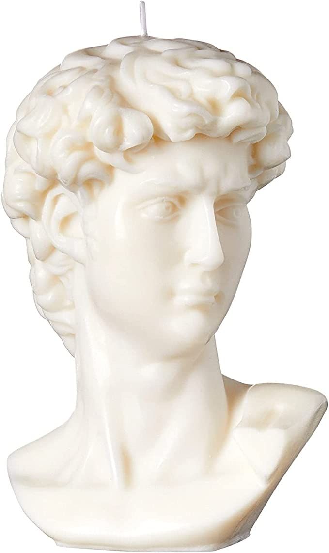 Large Bust David Statue Soy Wax Scented Candle Hand Poured Aroma Candle Home Candle | Amazon (US)
