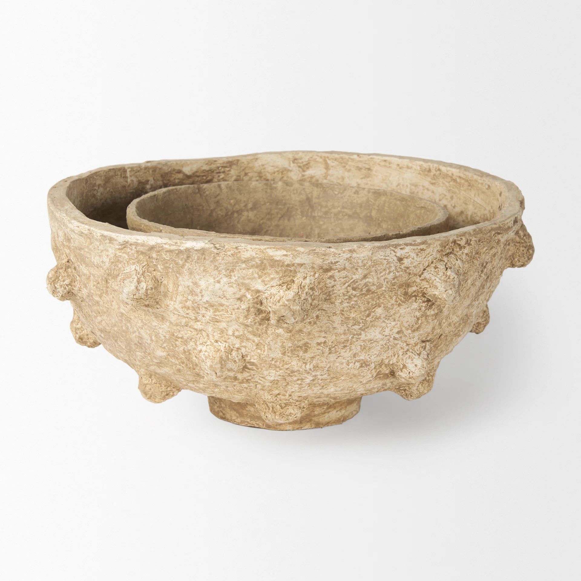 Loon Peak® Handmade Paper Mache Decorative Bowl - Set of 2 | Wayfair | Wayfair North America