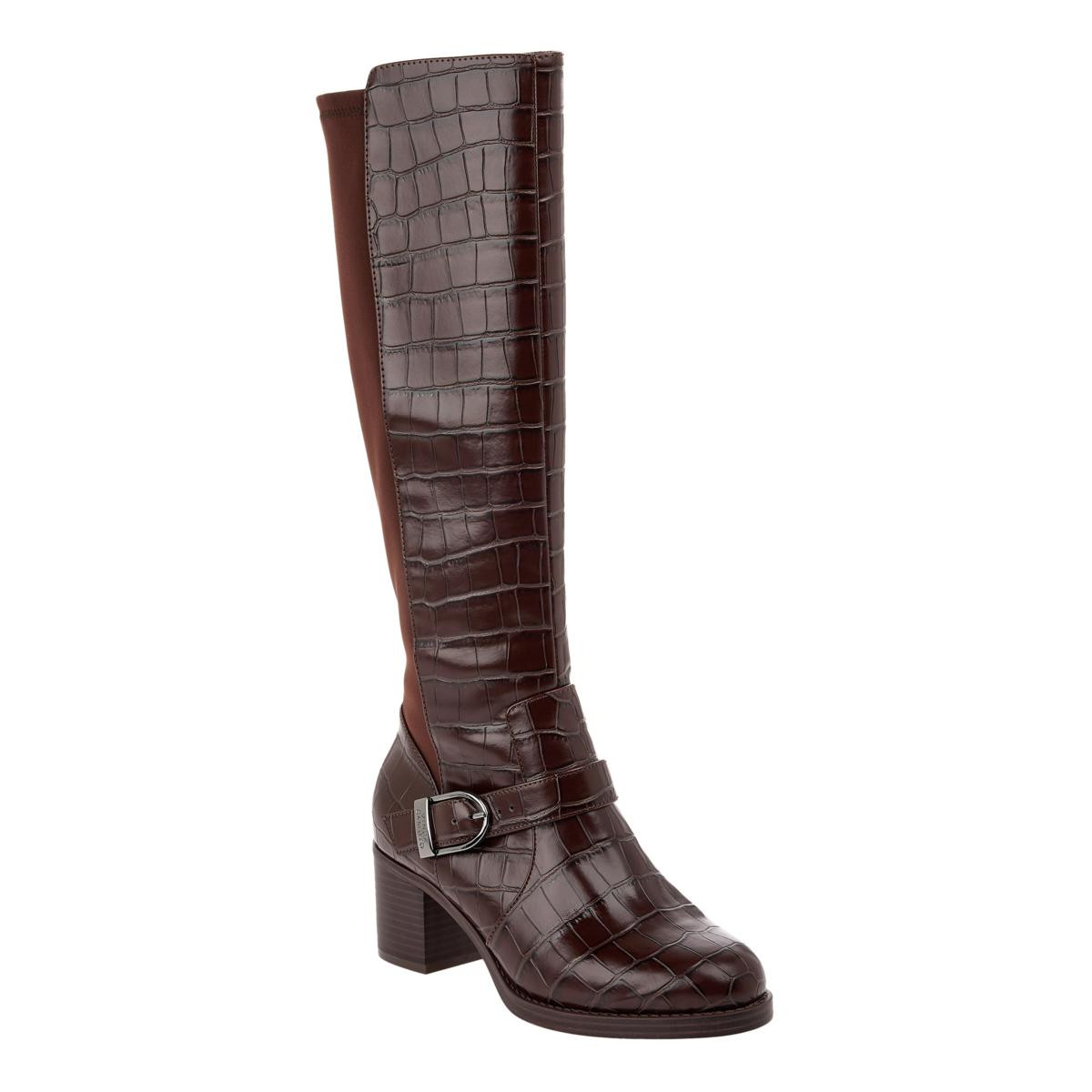 Vince Camuto Zennia Tall Boot with Stretch Back - 23078545 | HSN | HSN