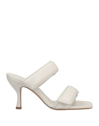 Gia X Pernille Teisbaek Woman Sandals Light grey Size 6 Soft Leather | YOOX (US)
