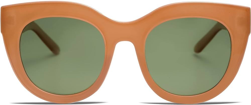 VANLINKER New Version Trendy Polarized Cat Eye Sunglasses for Women Retro Oversized Sunnies VL969... | Amazon (US)