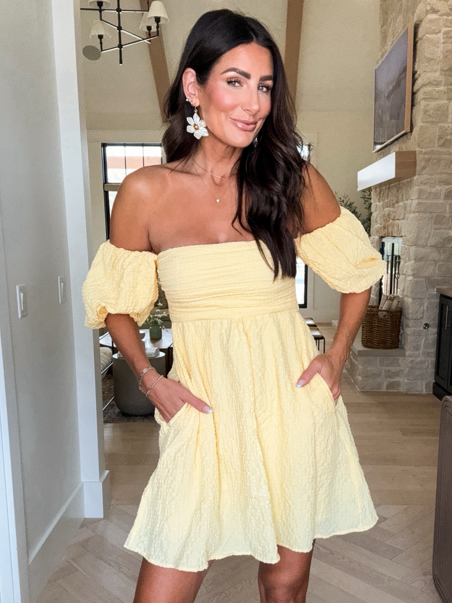 Abercrombie dress 20% off code AFLTK 
Easter dress | vacation dress | yellow dress 
In a small tall


#LTKfindsunder100 #LTKsalealert #LTKfindsunder50