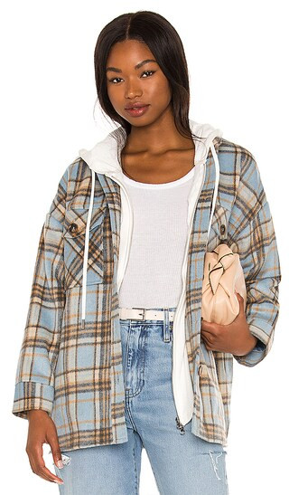 X REVOLVE Barnes Jacket in Blue Multi | Revolve Clothing (Global)