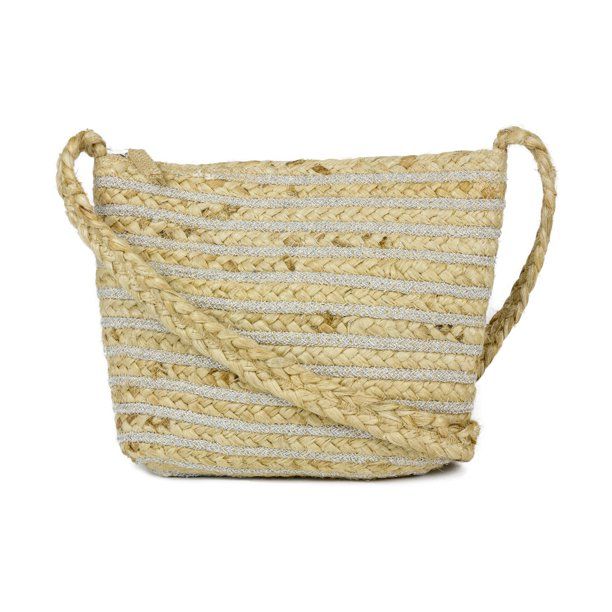 Magid Women's Striped Jute Crossbody Bag Purse | Walmart (US)