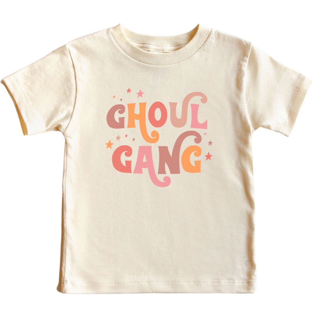 Ghoul Gang Kids Graphic Tee | Natural | Caden Lane