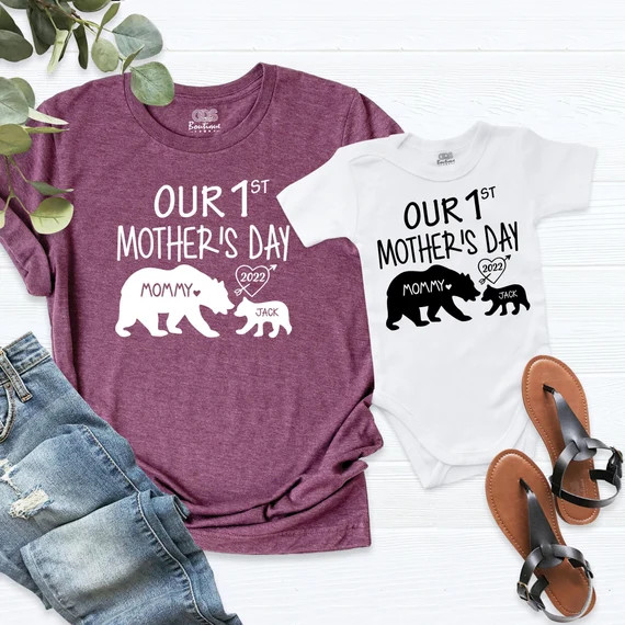 Our 1st Mother's Day Shirt Mommy and Me Shirts First | Etsy | Etsy (US)