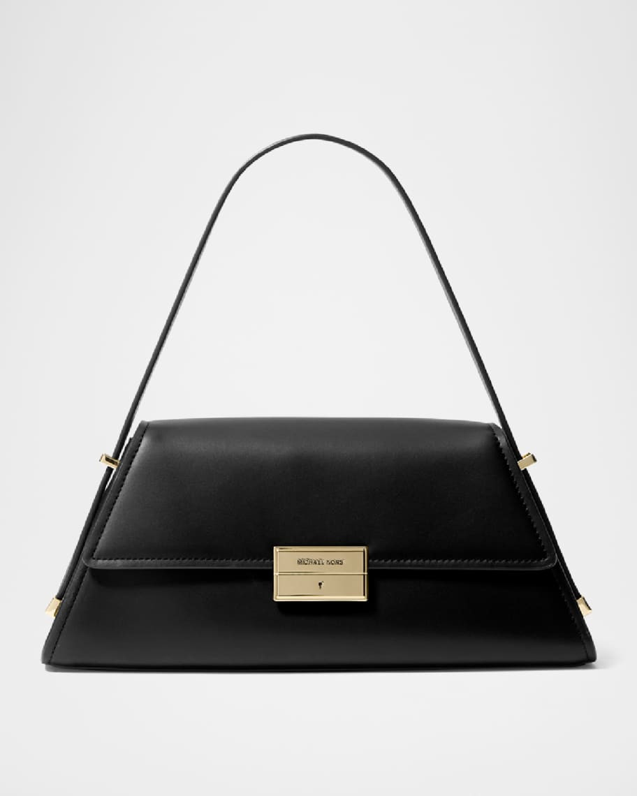 Ludlow Medium Convertible Leather Shoulder Bag | Neiman Marcus