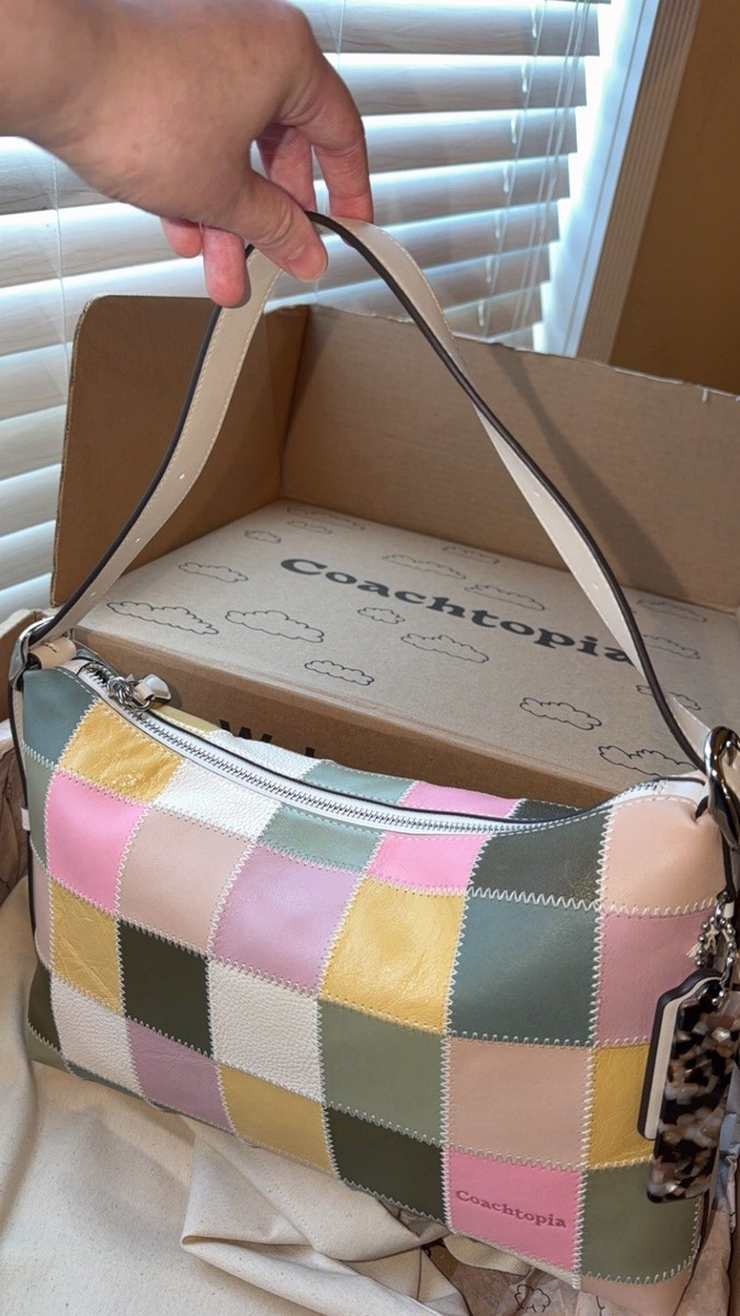 Coachtopia Easter Neapolitan Alter Ego Slouchy Shoulder Bag PINK OLIVE MULTI | eBay | eBay US