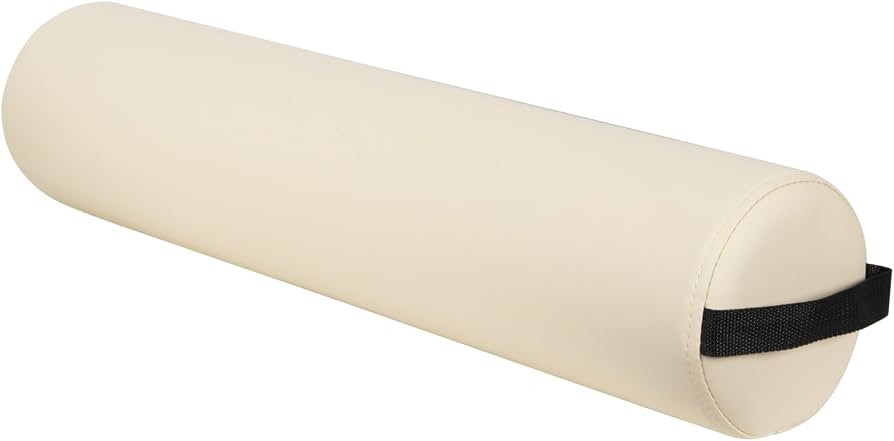ForPro Professional Collection Full Round Bolster Pillow, Crème, Oil and Stain-Resistant, for Ma... | Amazon (US)