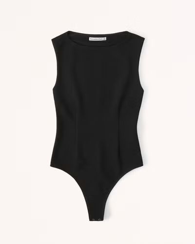 Crepe Shell Bodysuit | Abercrombie & Fitch (US)