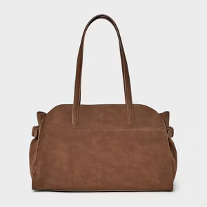 Solid Soft Satchel Handbag - A New Day™ Tan | Target