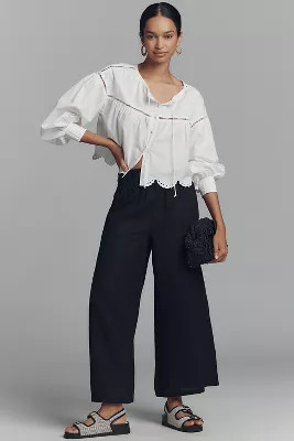 The Somerset Pull-On Pants: Linen Edition | Anthropologie (US)