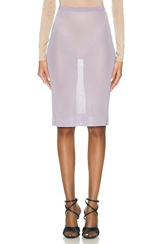 Sheer Midi Skirt | FWRD 
