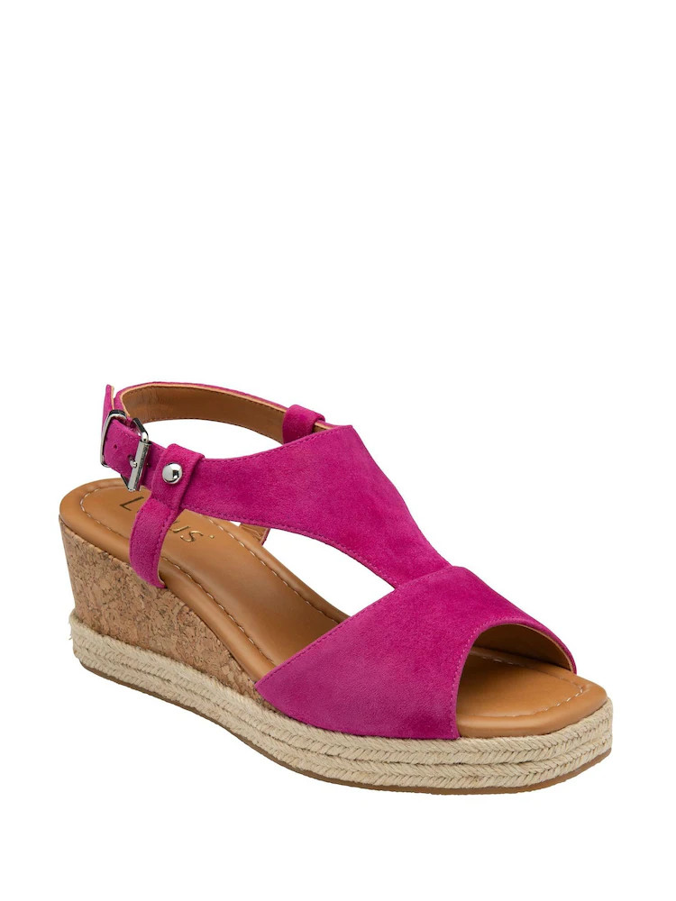 Roze - Lotus espadrille sleehaksandalen | Next EU