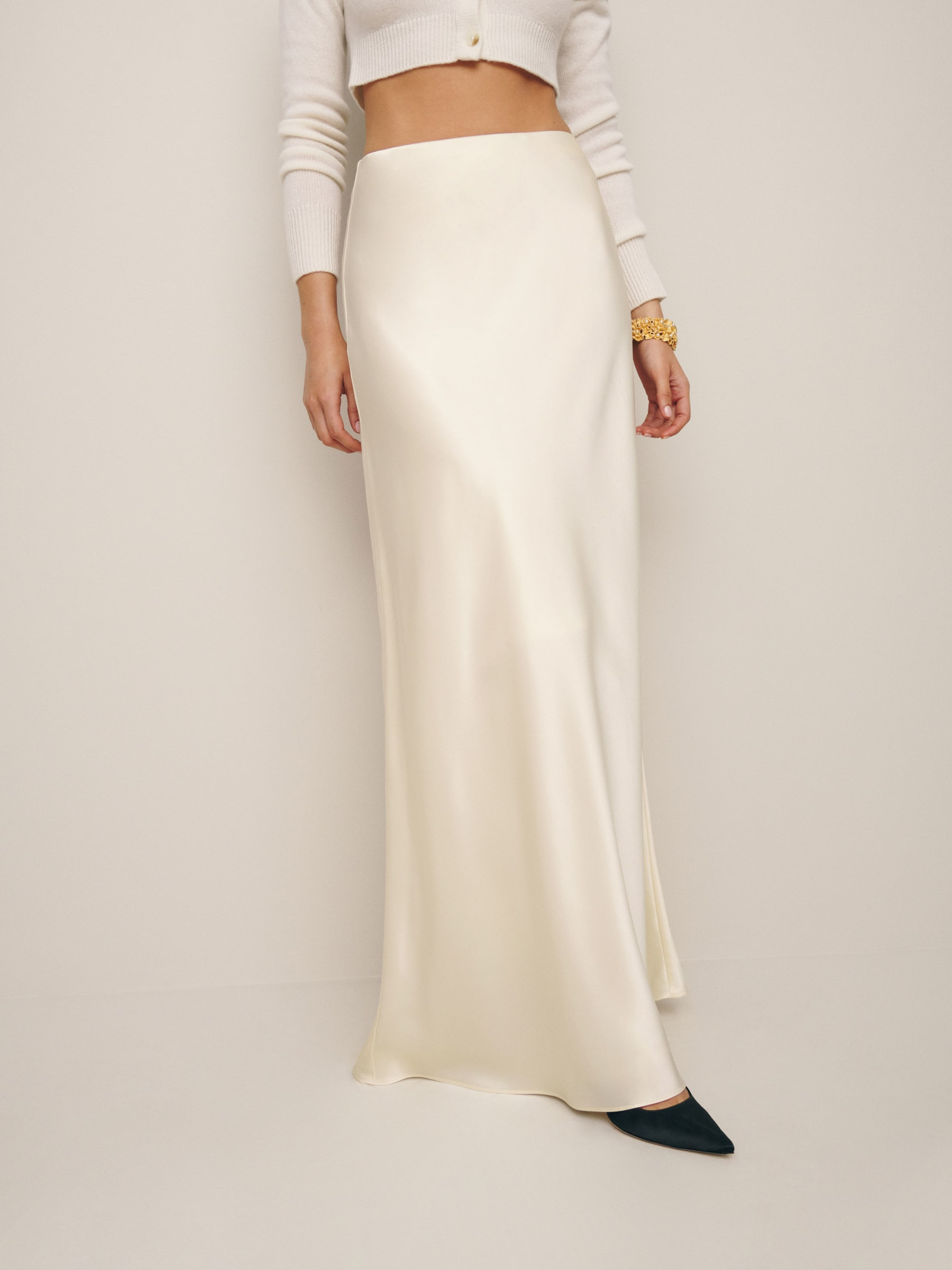 Bella Silk Skirt | Reformation (Global)