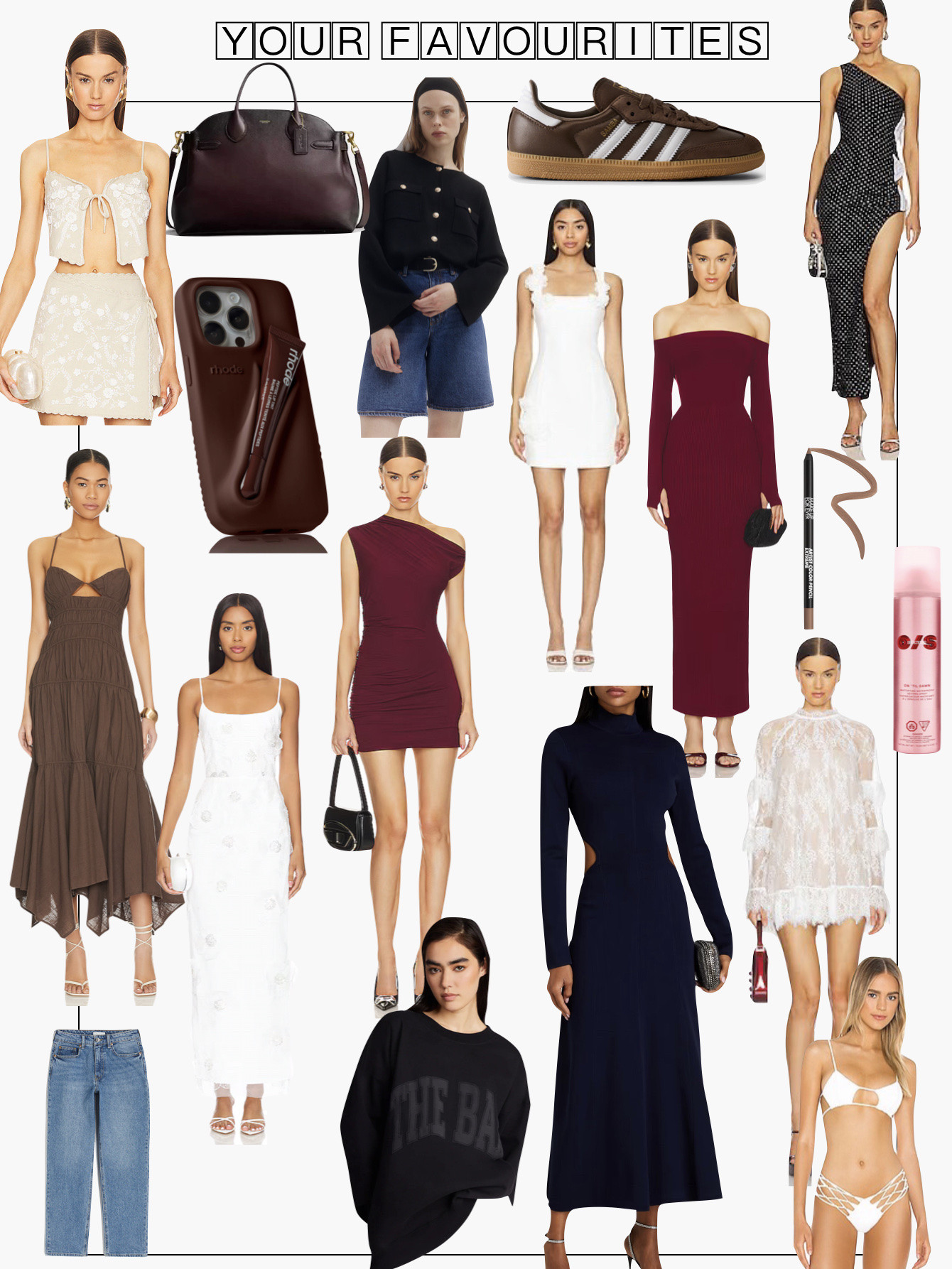 Relinking some of your favourite products! 
.
.
.
.
.
Z
White dress bridal shower wedding bride bachelorette bikini swimsuit wedding guest dress brown samba those one size makeup forget off shoulder cardigan jeans the bar sweatshirt coach bag  bow dress 

#LTKpartywear #LTKstyletip #LTKwedding