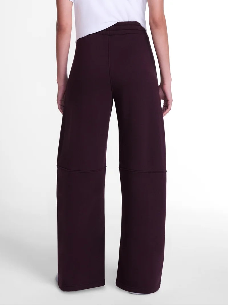 Athletic Works Women's and Women's Plus Barrel Leg Fleece Pants, 28.5" Inseam, Sizes XS-4X | Walmart (US)