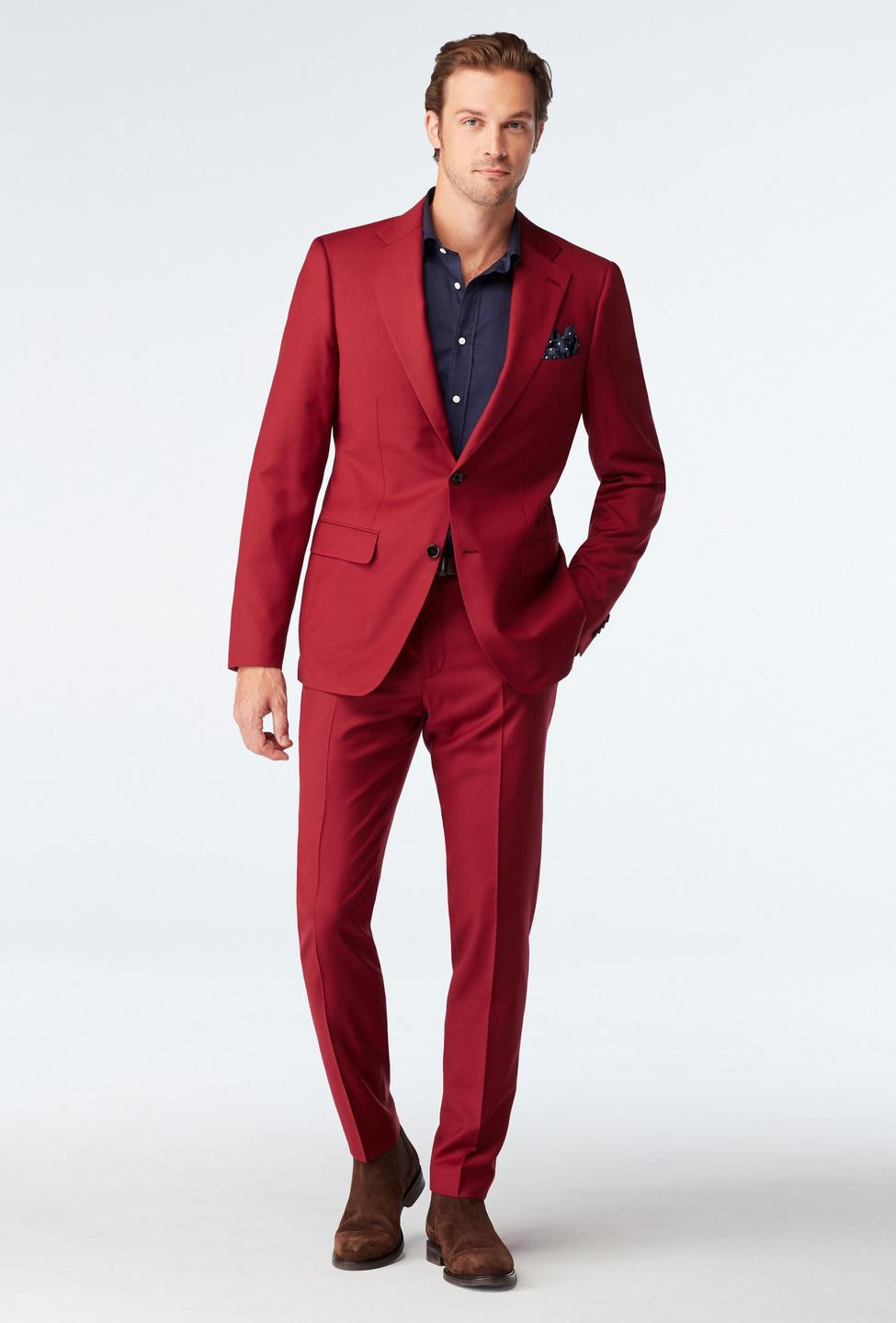 Custom Suits Made For You - Hemsworth Red Suit | INDOCHINO | Indochino