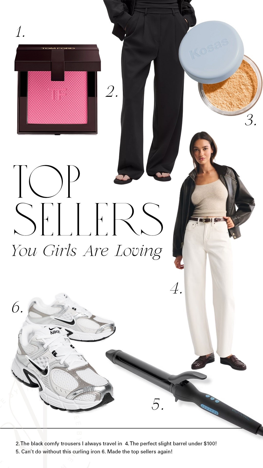 This vibrant blush, my  go to leisure pants that look like trousers, the perfect pair of spring jeans under 100, my comfy Nike sneakers and my swear by long barrel curling iron that’s on sale now I’ll make the top sellers this week

#LTKSaleAlert #LTKSpringSale #LTKOver40