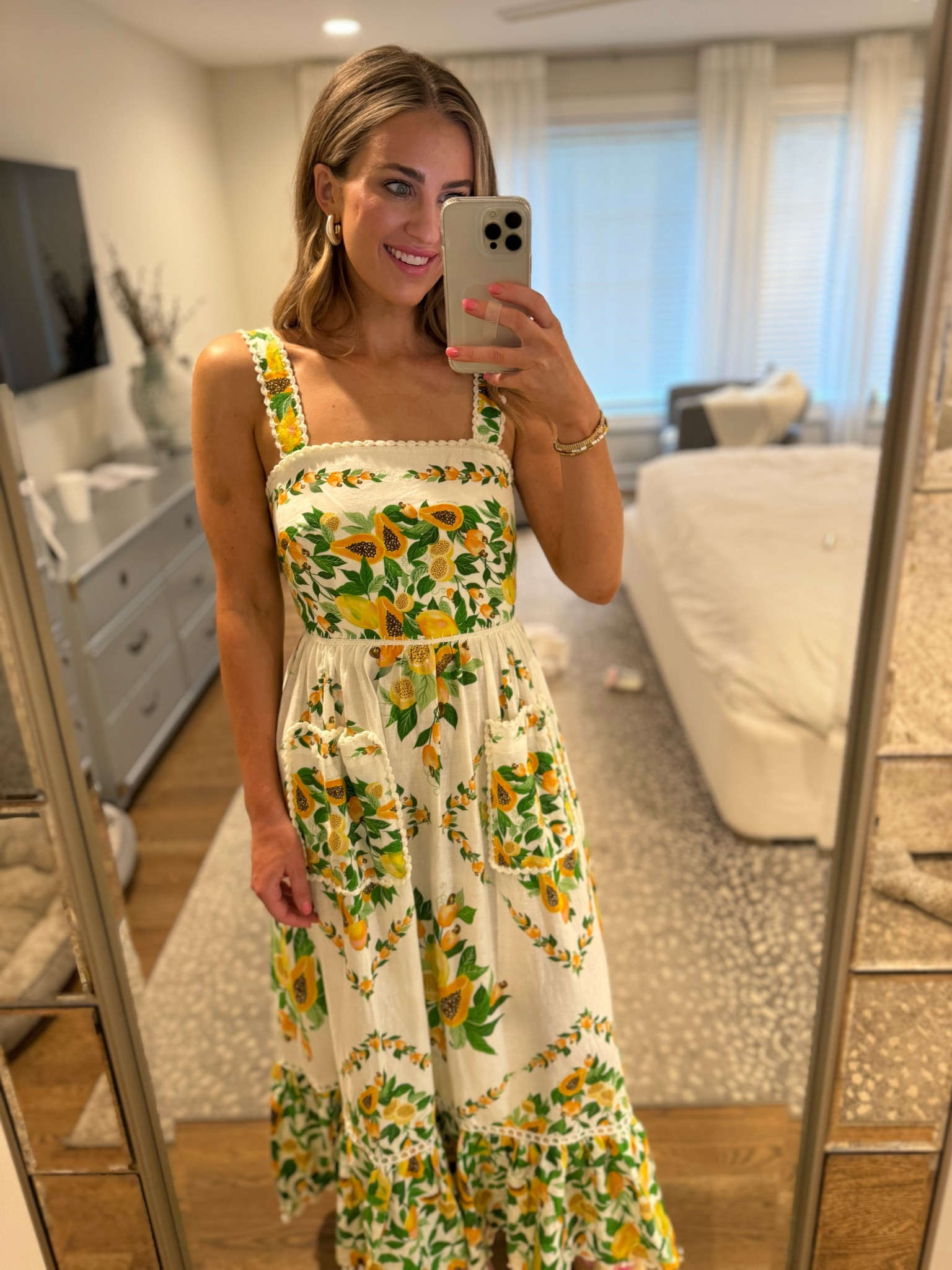 Summer dress , vacation dress , farm rio , Nordstrom , resort wear ; summer outfit , maxi dress , linen dress 