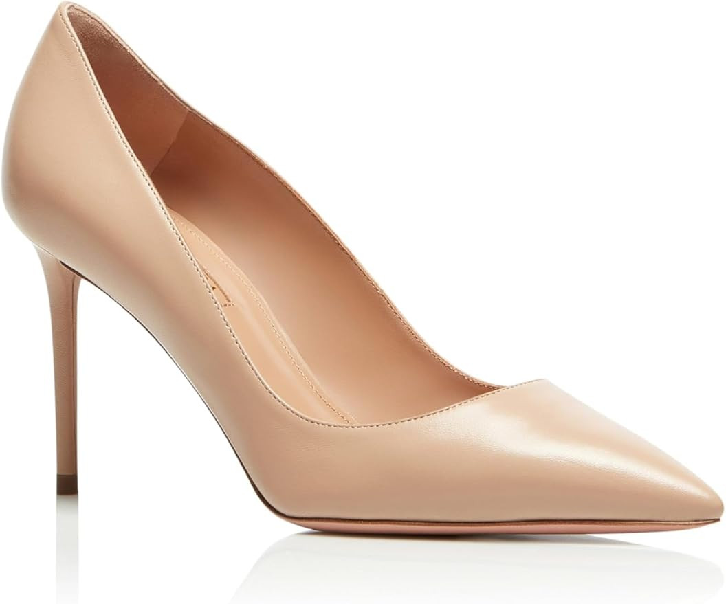 Amazon.com: Aquazzura Purist Pump 85, New Nude, 6.5 : Clothing, Shoes & Jewelry | Amazon (US)