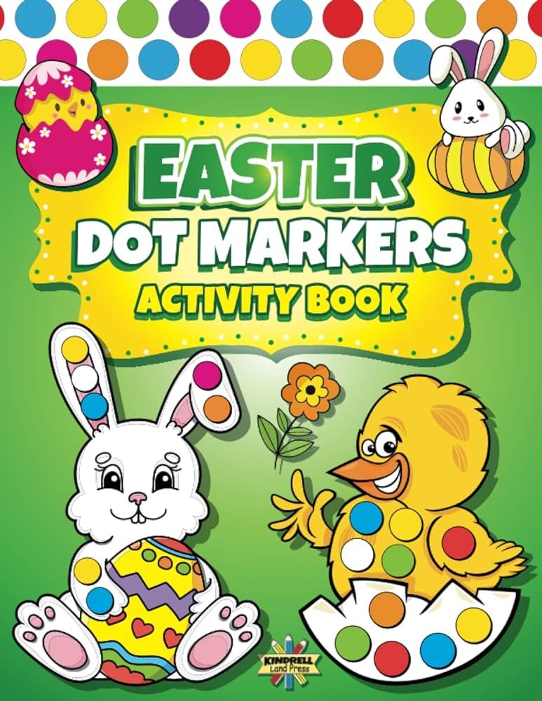 Dot Markers Activity Book Easter: Easy Guided BIG DOTS | Dot Coloring Book For Kids & Toddlers | ... | Amazon (US)