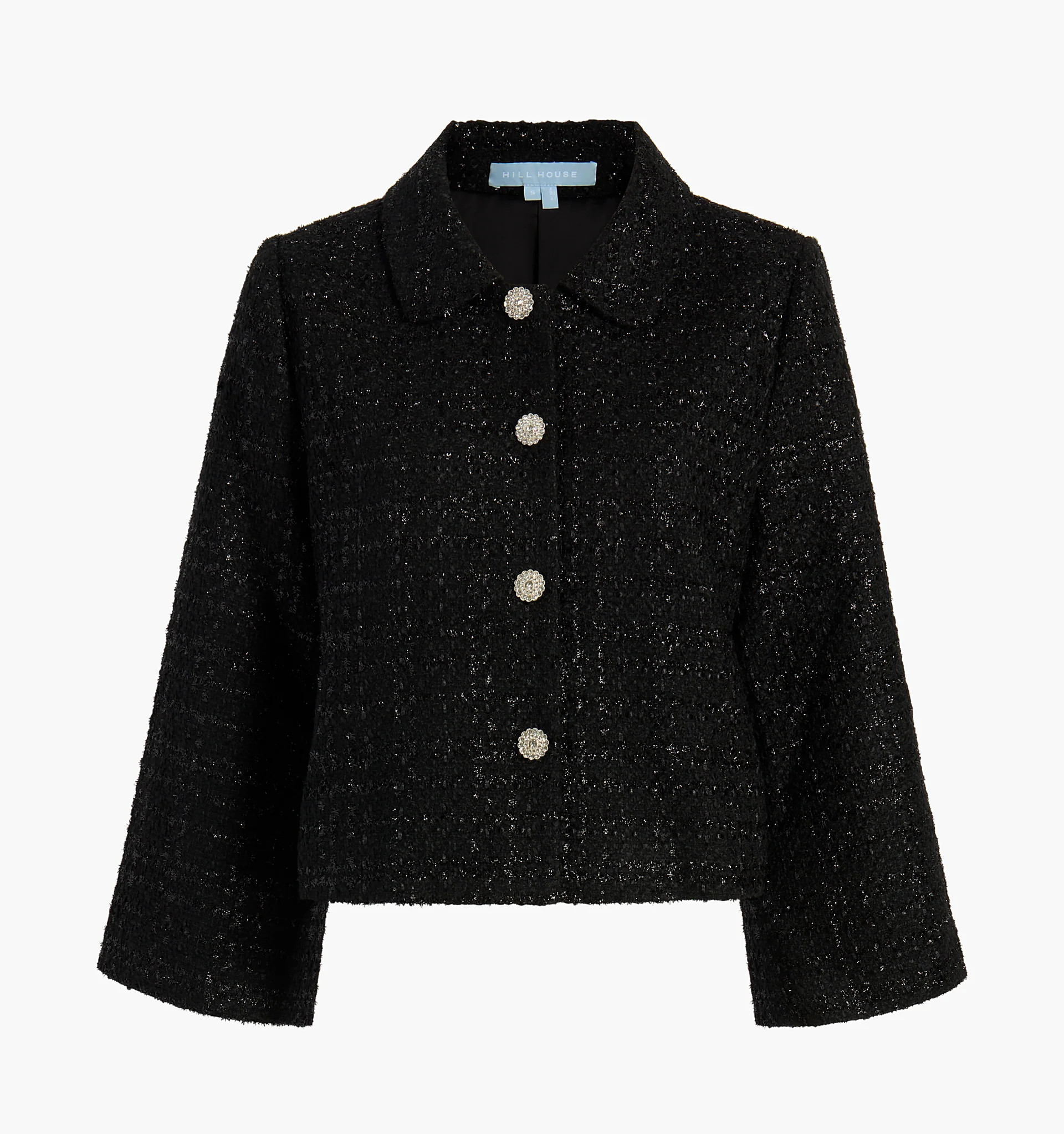 The Bea Jacket - Black Tweed | Hill House Home US