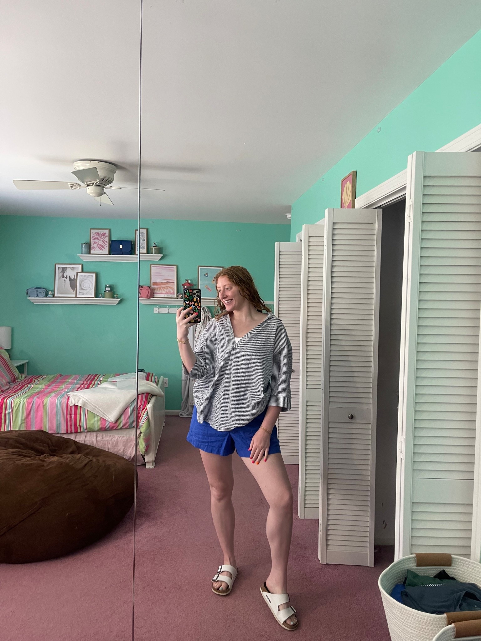 Fifth of July Party look💙🎇
I wear large top, large shorts 

#LTKMidsize #LTKStyleTip #LTKSeasonal