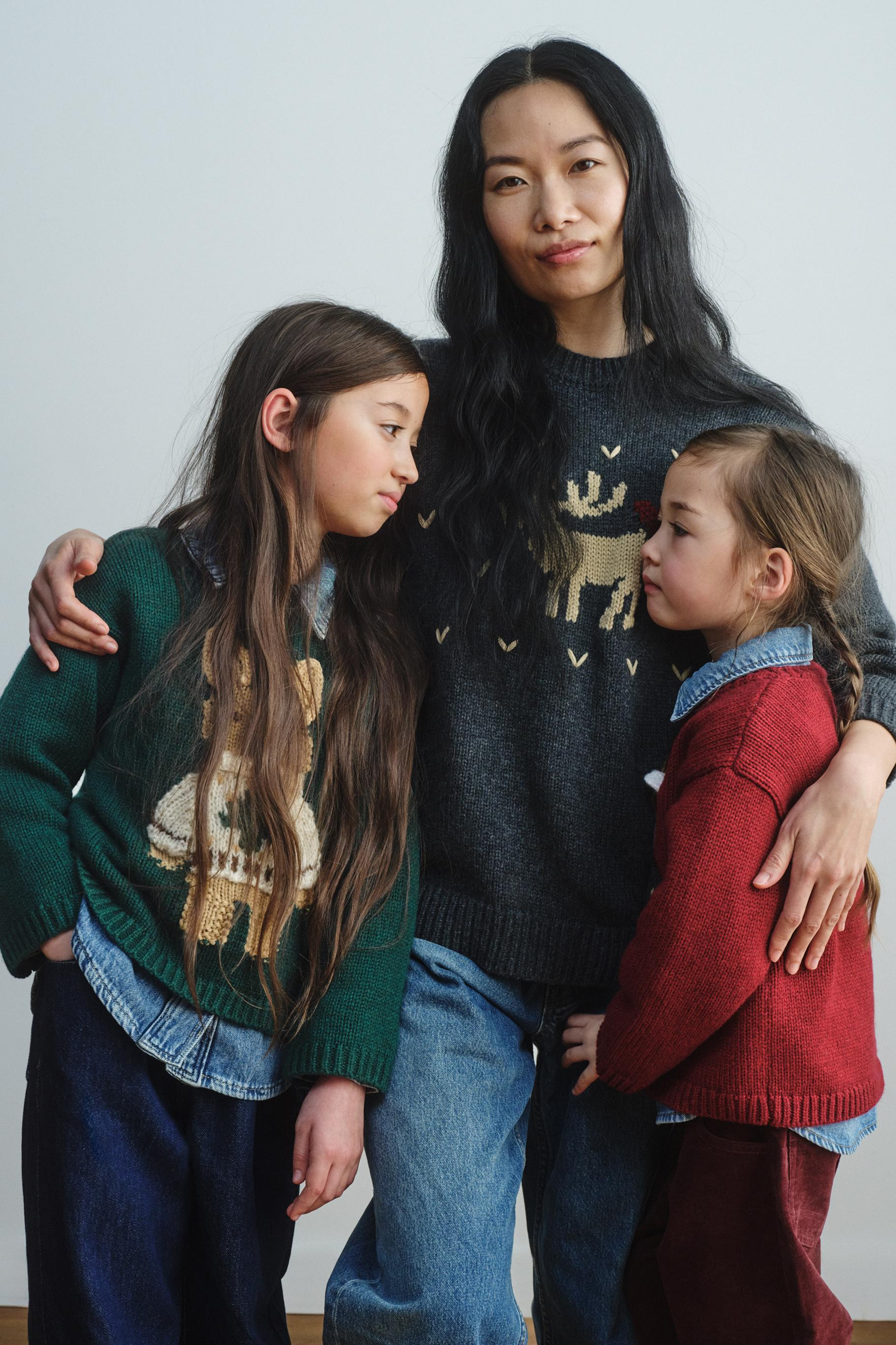 AGES 7-12/ WOOL KNIT JUMPER WITH EMBROIDERED BUNNY | Zara US