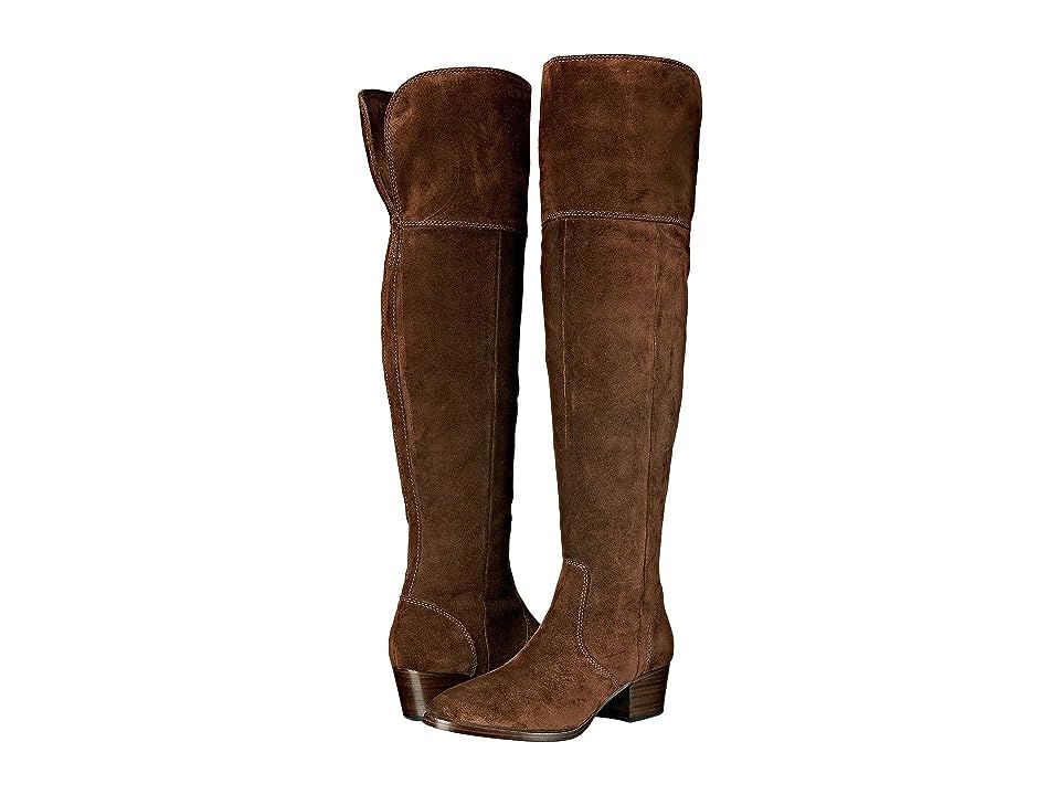 Frye Clara Over-The-Knee (Brown Oiled Suede) Women's Boots | 6pm