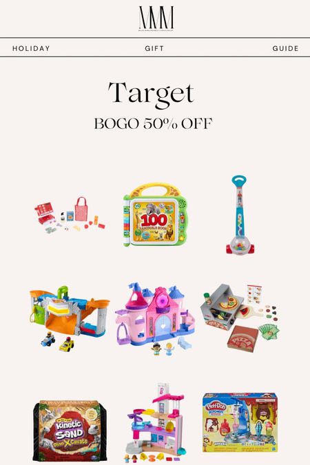 Target is running a buy one, get one 50% off right now on a lot of different toys!

#LTKCyberWeek #LTKGiftGuide #LTKsalealert