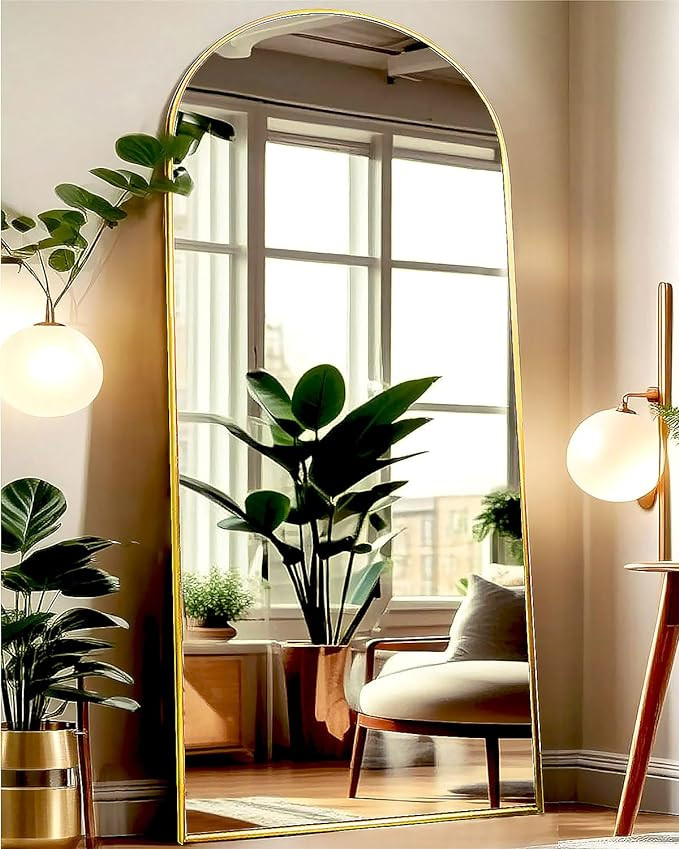 Arch Mirror Full Length, Floor Length Mirror, Arched Floor Mirror, 71"x27" Wall Mirror Full Lengt... | Amazon (US)
