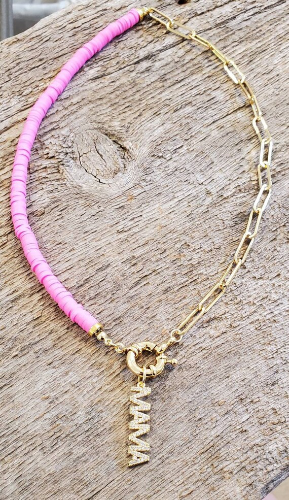 Pink Mama Necklace | Etsy (US)