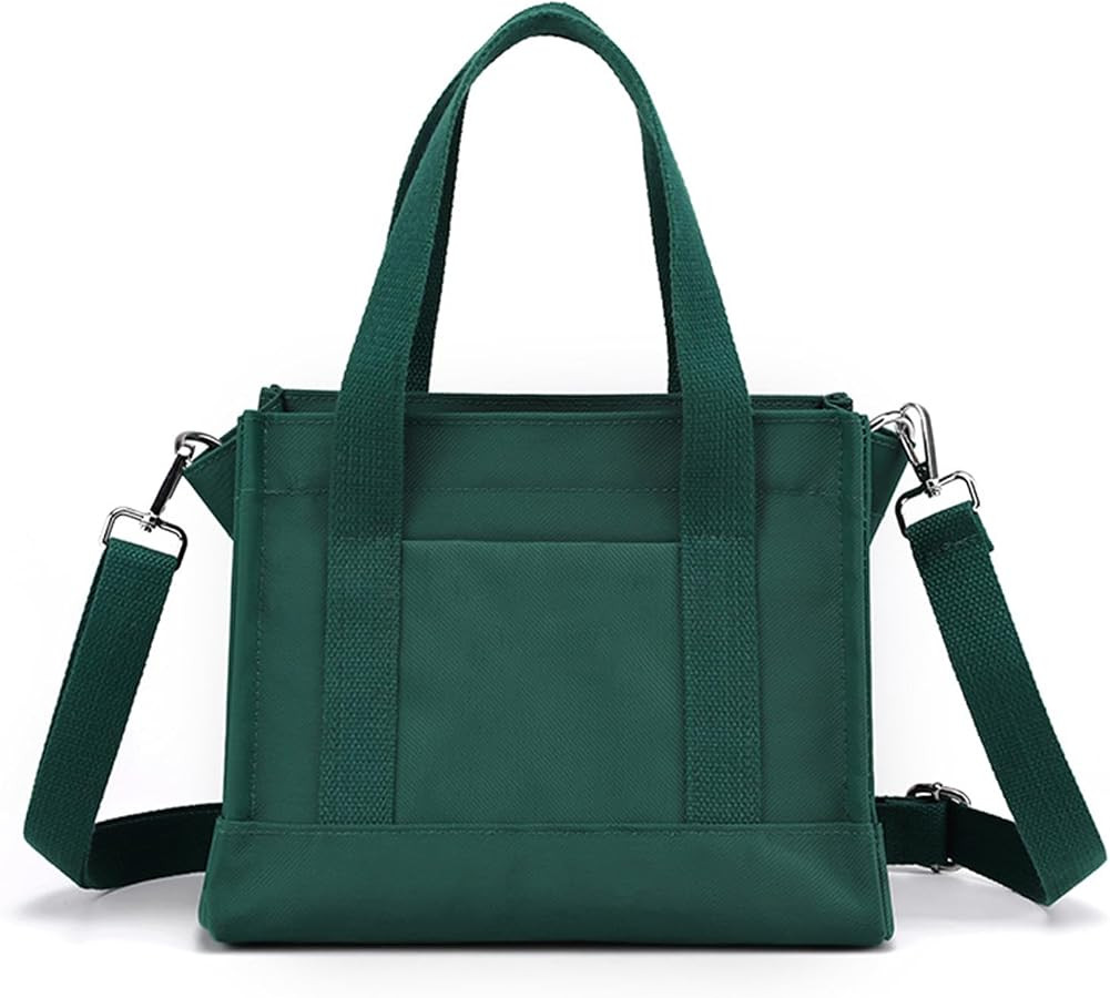 MINKARS Mini Tote Bag for Women Canvas Crossbody Purse | Amazon (US)