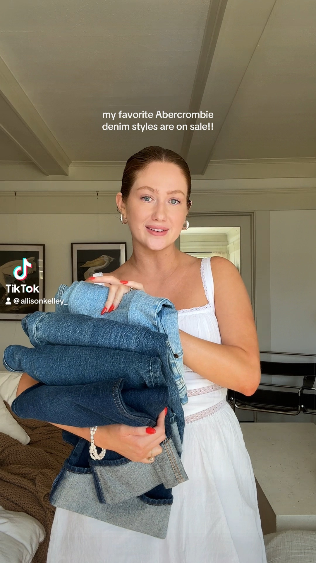 My tried and true favorite Abercrombie denim styles, wearing a size 27 in everything 