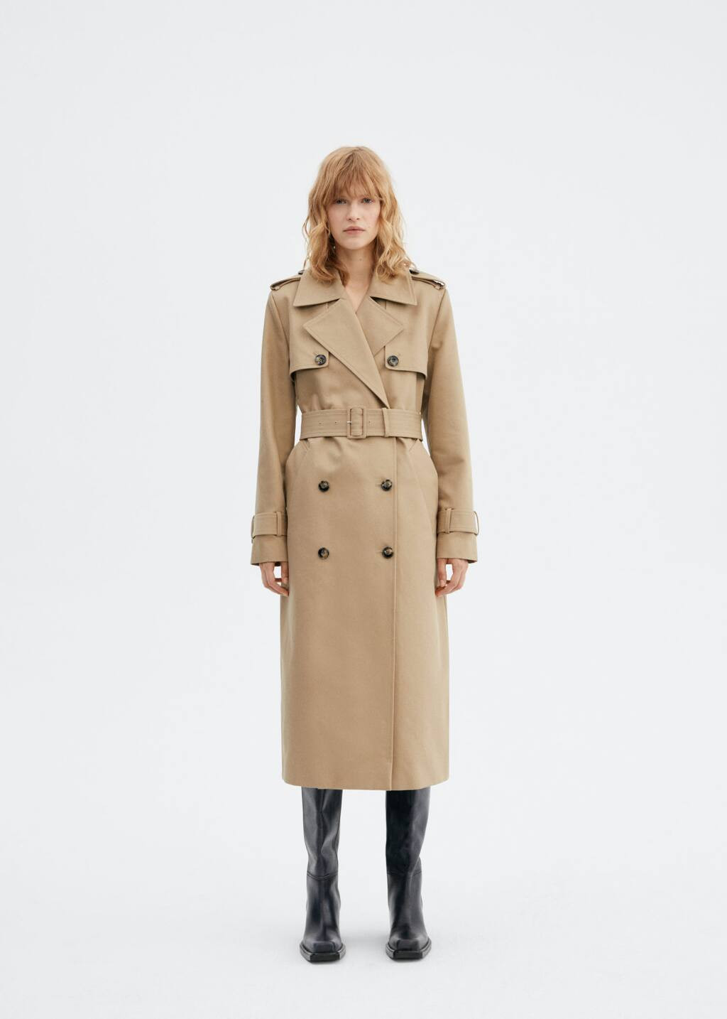 Water-repellent premium trench coat -  Women | Mango USA | MANGO (US)