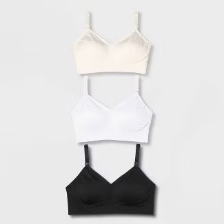 Women's 3pk Nursing Seamless Bralette - Auden™ | Target