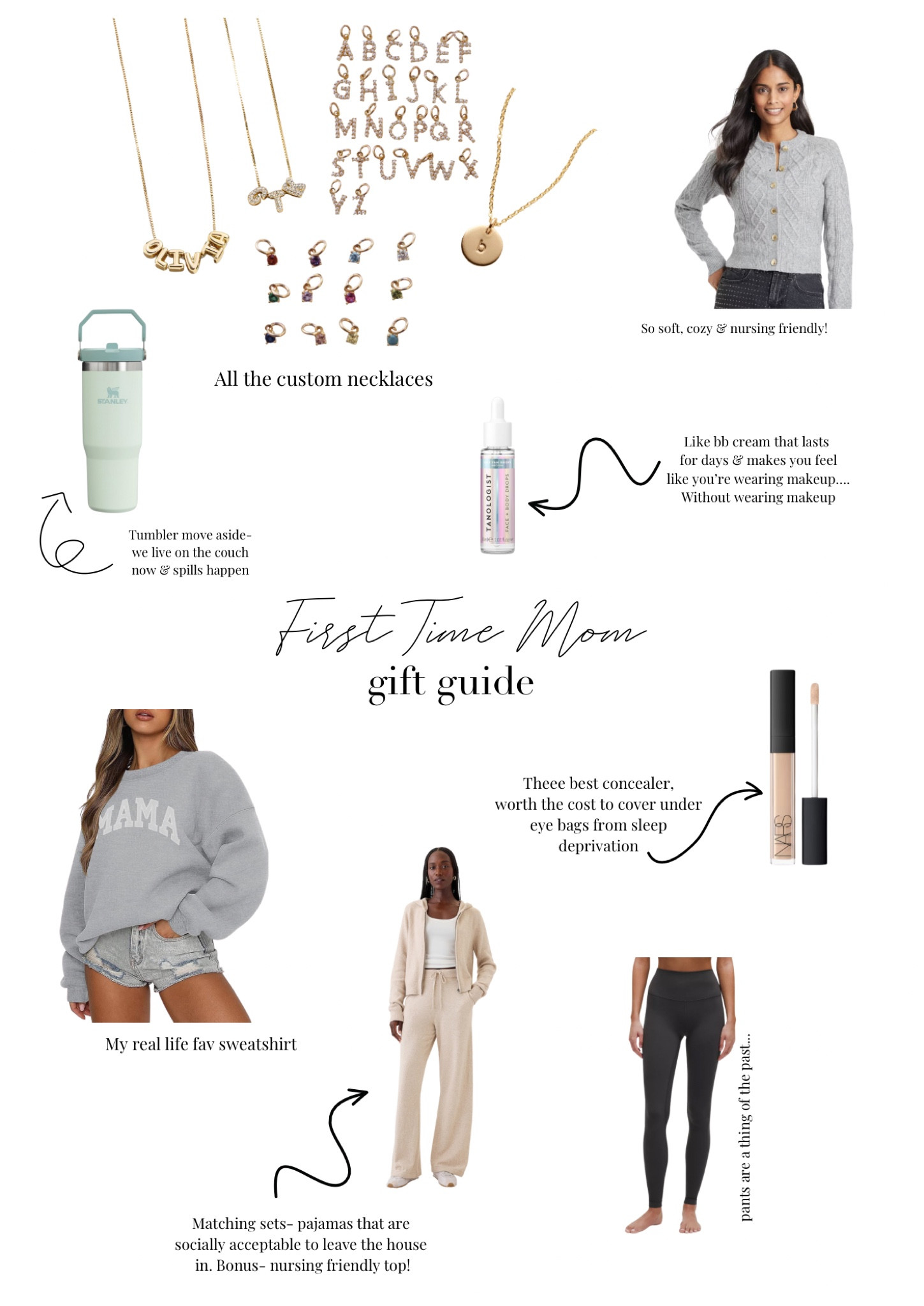 First Time Mom Gift Guide • Gift ideas for new moms 

#LTKBaby #LTKHoliday #LTKGiftGuide