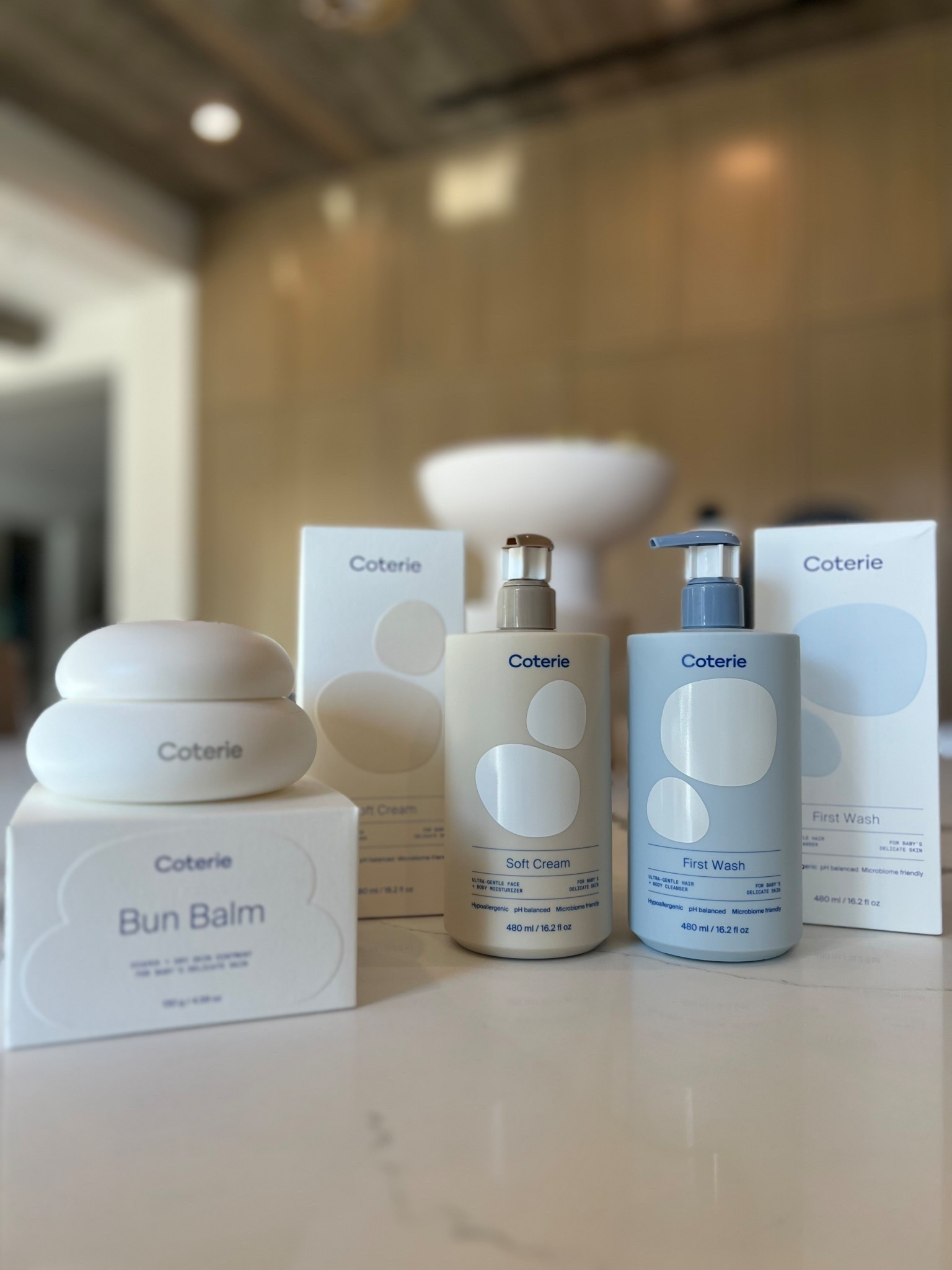 @Coterie just launched their first ever skin care line! This Bun Balm is SO soothing and gives that newborn skin feel 🙌🏼 plus the packaging is such a vibe 🩵

#LTKKids #LTKFamily #LTKBeauty