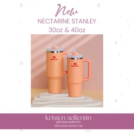 New Nectarine Stanley Tumbler 30 & 40oz 

#stanley #stanleytumbler #stanleybrand #newrelease #fitness #home #gift 

#LTKfamily #LTKfindsunder50 #LTKhome