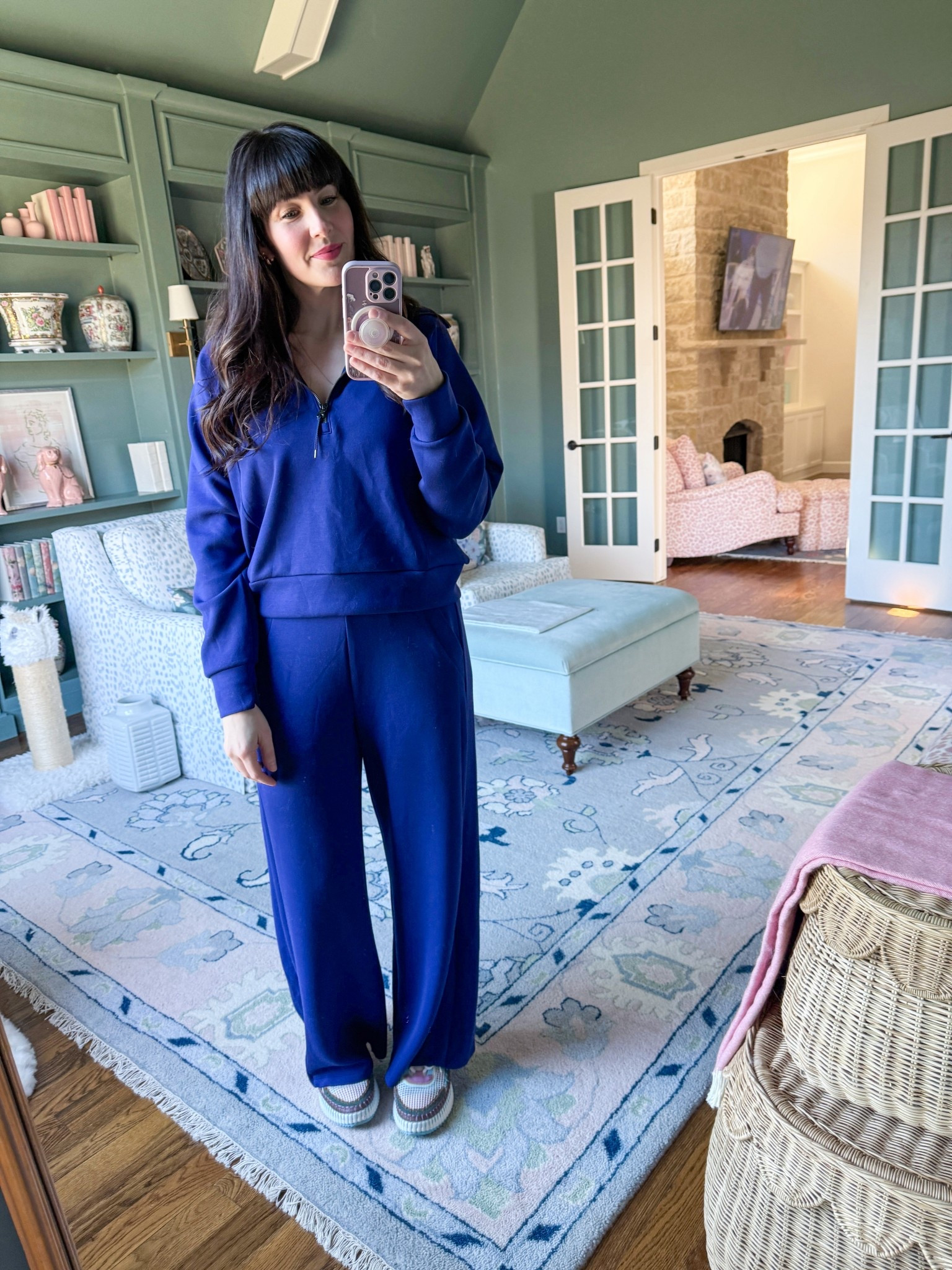 Comfy two piece matching set with trendy sneakers 

#truewinter #hocwinter

#LTKMidsize #LTKTravel #LTKOver40