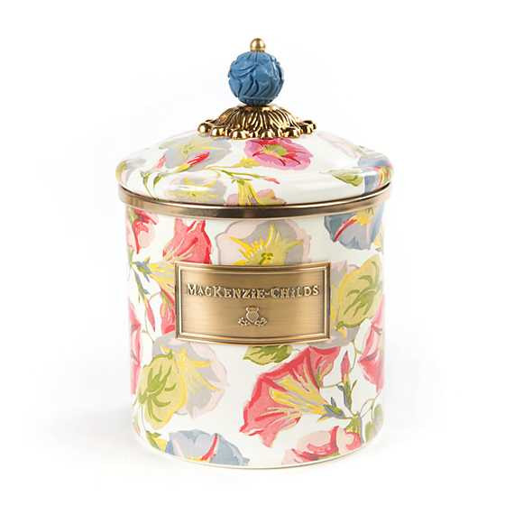 Morning Glory Canister - Small | MacKenzie-Childs