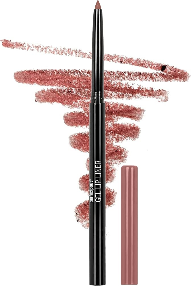 wet n wild Lip Liner Perfect Pout Matte Retractable Gel Lip Liner Pencil, Purple Lay Down the Mau... | Amazon (US)