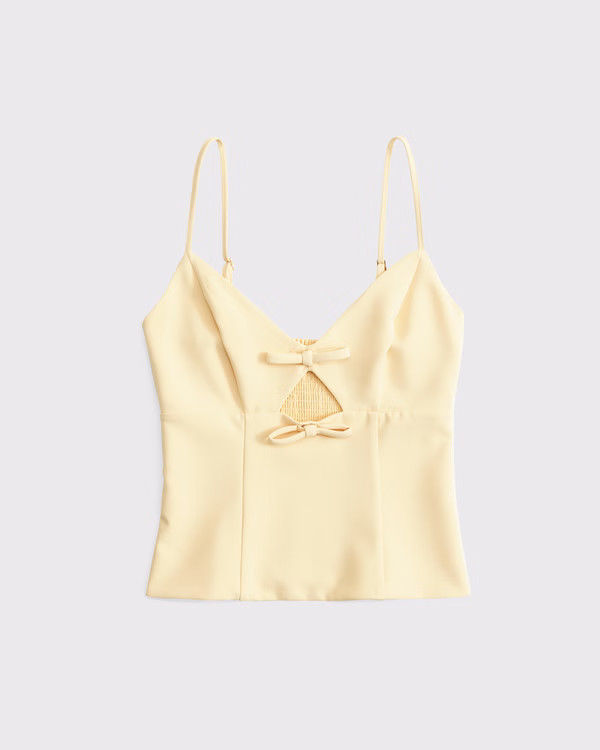 Cutout Bow Top | Abercrombie & Fitch (US)