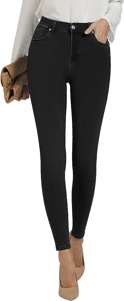 GRAPENT 2023 Skinny Jeans for Women High Waist Stretchy Classic High Rise Slimming Jeggings Denim Tr | Amazon (US)