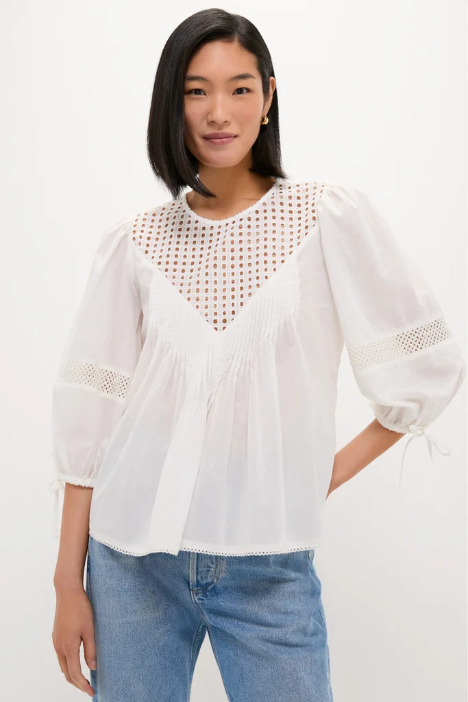 White Bella Blouse | Tuckernuck (US)